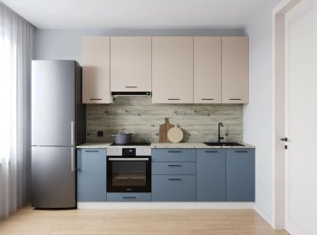 Кухонный гарнитур Фьюжн 2400 мм Sanvut в Артёмовском - artyomovskij.mebel-e96.ru