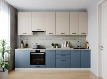 Кухонный гарнитур высокий Фьюжн 3000 мм (Санвут) в Артёмовском - artyomovskij.mebel-e96.ru