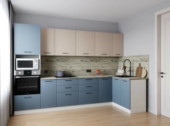 Угловой кухонный гарнитур Фьюжн 3200*1400 мм (Санвут) в Артёмовском - artyomovskij.mebel-e96.ru