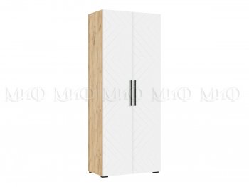 Спальный гарнитур Флэш крафт/белый, модульный (Миф) в Артёмовском - artyomovskij.mebel-e96.ru