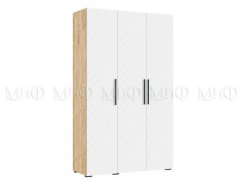 Спальный гарнитур Флэш крафт/белый, модульный (Миф) в Артёмовском - artyomovskij.mebel-e96.ru