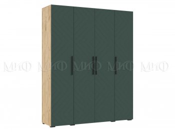Шкаф распашной 1800 мм Флэш крафт/грин (Миф) в Артёмовском - artyomovskij.mebel-e96.ru