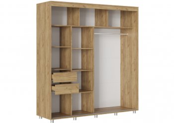 Шкаф-купе 2000 мм Форест крафт золотой(Стиль) в Артёмовском - artyomovskij.mebel-e96.ru