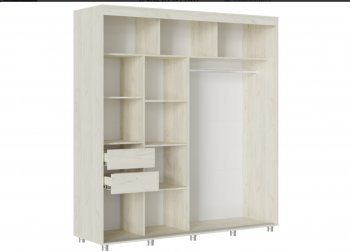 Шкаф-купе 2000 мм Форест крафт белый (Стиль) в Артёмовском - artyomovskij.mebel-e96.ru