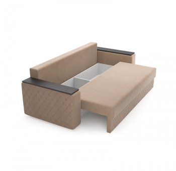 Диван-кровать Форвард (велюр Вивальди 22 (св.коричневый)) (Софт) в Артёмовском - artyomovskij.mebel-e96.ru