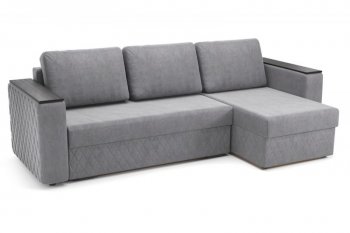 Диван угловой Форвард (велюр Вивальди 07 (серый)) (Софт) в Артёмовском - artyomovskij.mebel-e96.ru