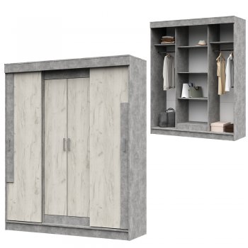 Шкаф-купе 1600 мм Гамма (Стенд) в Артёмовском - artyomovskij.mebel-e96.ru