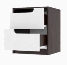 Тумба прикроватная Гавана белый (Текс) в Артёмовском - artyomovskij.mebel-e96.ru