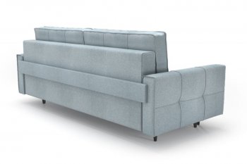 Диван-кровать Гольф + подушка цилиндрическая (2шт) (рогожка SHE993 (светло-серый)) (Софт) в Артёмовском - artyomovskij.mebel-e96.ru