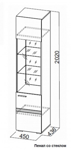 Гостиная Соло (Вариант-2) в Артёмовском - artyomovskij.mebel-e96.ru