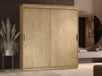 Шкаф-купе 2000 мм Гранд-1 ЛДСП, дуб вотан (Эра) в Артёмовском - artyomovskij.mebel-e96.ru