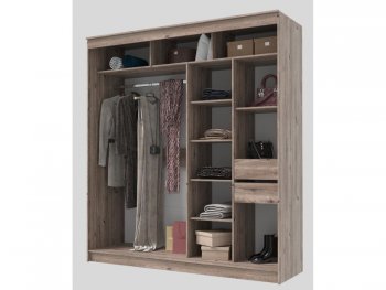 Шкаф-купе 2000 мм Гранд-1 ЛДСП, дуб горный (Эра) в Артёмовском - artyomovskij.mebel-e96.ru