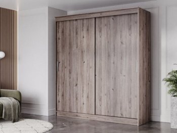 Шкаф-купе 2000 мм Гранд-1 ЛДСП, дуб горный (Эра) в Артёмовском - artyomovskij.mebel-e96.ru