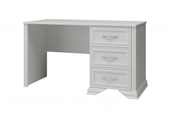 Стол письменный Грация белый (БМ) в Артёмовском - artyomovskij.mebel-e96.ru