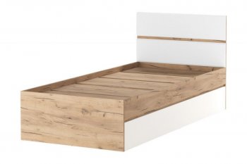 Кровать односпальная Гретта 900 мм крафт (Памир) в Артёмовском - artyomovskij.mebel-e96.ru