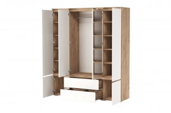 Шкаф 1800 мм 6С2Я с 2мя зерк. Гретта крафт золотой (Памир) в Артёмовском - artyomovskij.mebel-e96.ru