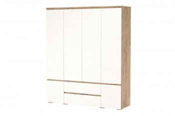 Шкаф 1800 мм 6С2Я 6дв, 2ящ. Гретта крафт золотой (Памир) в Артёмовском - artyomovskij.mebel-e96.ru