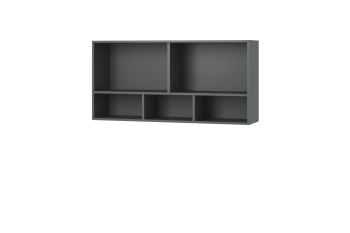 Полка навесная с дверками Грей (МЛК) в Артёмовском - artyomovskij.mebel-e96.ru