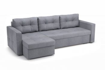 Диван угловой Грейс (рогожка SHE980 (серый)) (Софт) в Артёмовском - artyomovskij.mebel-e96.ru