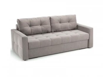 Диван-кровать Грейс (велюр Вивальди 07 (серый)) (Софт) в Артёмовском - artyomovskij.mebel-e96.ru