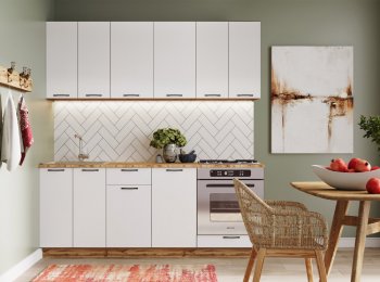 КУхонный гарнитур Хелмер 2000 мм под духовой (Сурская) в Артёмовском - artyomovskij.mebel-e96.ru