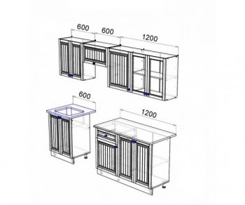 Кухонный гарнитур Хозяюшка 2400 Фисташка (Эра) в Артёмовском - artyomovskij.mebel-e96.ru