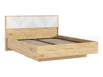 Кровать парящая Ирис крафт/белый (Миф) в Артёмовском - artyomovskij.mebel-e96.ru