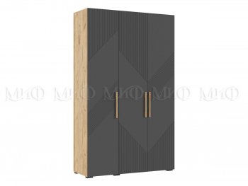 Спальный гарнитур Ирис крафт/графит, модульный (Миф) в Артёмовском - artyomovskij.mebel-e96.ru