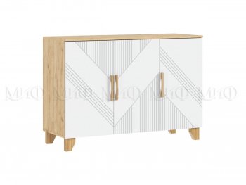 Спальный гарнитур Ирис крафт/белый, модульный (Миф) в Артёмовском - artyomovskij.mebel-e96.ru