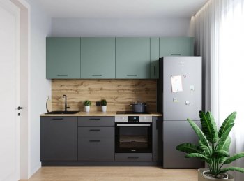 Кухонный гарнитур Изумруд 2550 мм (Санвут) в Артёмовском - artyomovskij.mebel-e96.ru