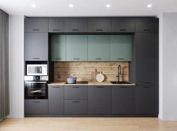 Кухонный гарнитур Изумруд 3400 мм (Санвут) в Артёмовском - artyomovskij.mebel-e96.ru