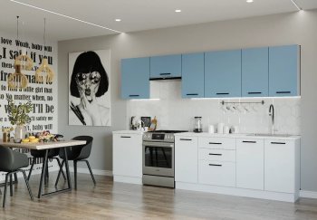 Кухонный гарнитур Капри 3000 мм ЛДСП/МДФ (Санвут) в Артёмовском - artyomovskij.mebel-e96.ru