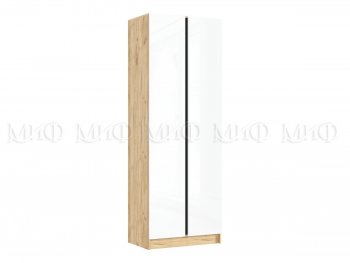 Шкаф 800 мм 2-х ств. Келвин крафт золотой/белый (Миф) в Артёмовском - artyomovskij.mebel-e96.ru