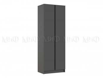 Шкаф 800 мм 2-х ств. Келвин графит  (Миф) в Артёмовском - artyomovskij.mebel-e96.ru