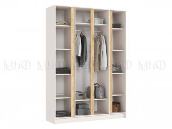 Шкаф 1600 мм 4-х створчатый Келвин кашемир (Миф) в Артёмовском - artyomovskij.mebel-e96.ru