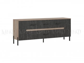 Тумба ТВ Ким бетон графит (Миф) в Артёмовском - artyomovskij.mebel-e96.ru