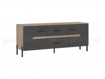 Тумба ТВ Ким графит софт (Миф) в Артёмовском - artyomovskij.mebel-e96.ru