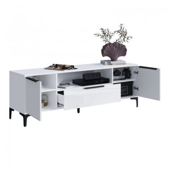 Тумба ТВ на 1650 Кимберли белый (Handis) в Артёмовском - artyomovskij.mebel-e96.ru