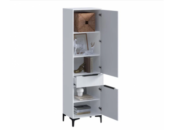 Пенал 550 мм Кимберли белый (Handis) в Артёмовском - artyomovskij.mebel-e96.ru