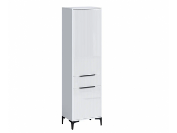 Пенал 550 мм Кимберли белый (Handis) в Артёмовском - artyomovskij.mebel-e96.ru | фото