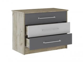 Комод Колибри Лофт серый (Текс) в Артёмовском - artyomovskij.mebel-e96.ru