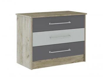 Комод Колибри Лофт серый (Текс) в Артёмовском - artyomovskij.mebel-e96.ru | фото