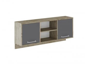 Навесная секция Колибри Лофт серый (Текс) в Артёмовском - artyomovskij.mebel-e96.ru | фото