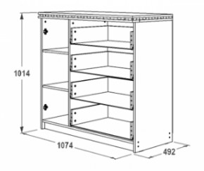 Комод-2 Ольга-13 в Артёмовском - artyomovskij.mebel-e96.ru