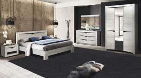 Комод 33.11 Лючия бетон пайн белый / венге (Олмеко) в Артёмовском - artyomovskij.mebel-e96.ru