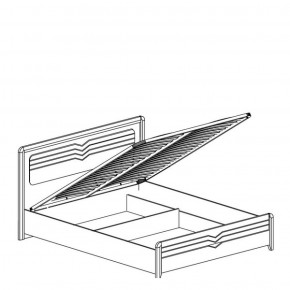 Кровать 1600 с подъемным механизмом Фьорд 156 (Яна) в Артёмовском - artyomovskij.mebel-e96.ru