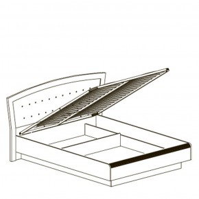 Кровать двойная 1600 с ПМ Афины 368 (Яна) в Артёмовском - artyomovskij.mebel-e96.ru