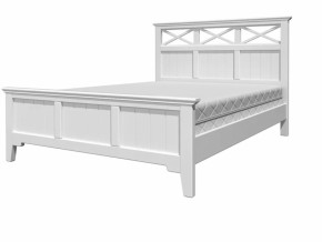 Кровать из массива Грация-5 Белый Античный/Белый (1600х2000) в Артёмовском - artyomovskij.mebel-e96.ru | фото