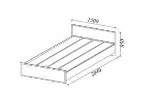 Кровать Классика 1400 в Артёмовском - artyomovskij.mebel-e96.ru