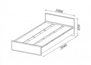 Кровать Классика 900 в Артёмовском - artyomovskij.mebel-e96.ru